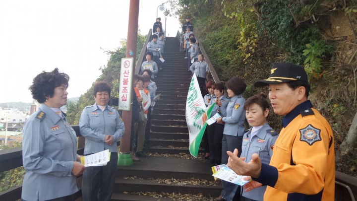 보성소방서, 가을철 산불조심 캠페인 실시 