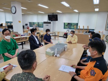 강성조 경북도 행정부지사, 코로나19 현장방문 고마움 전해