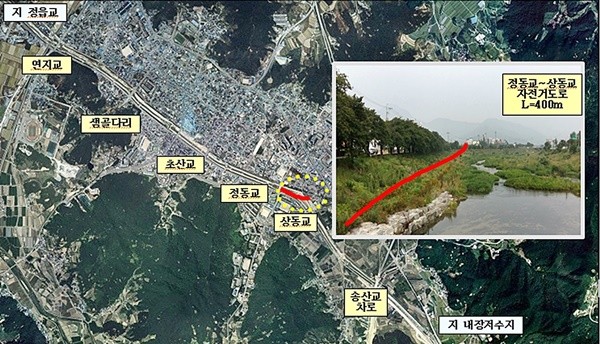 정읍시, 정동교 ∼ 상동교 구간 자전거도로 연결로 개설