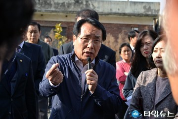 한현택 동구청장, 주민에게 성심(誠心)을 다해 설명!