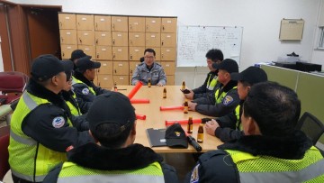 여수 쌍봉 지구대, 자율방범대와 함께하는 야간방범 순찰