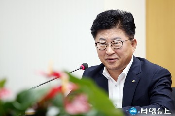 ‘제9회 시구협력회의’에서 발언하는 최충규 대덕구청장
